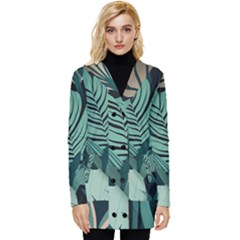 Button Up Hooded Coat  