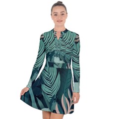 Long Sleeve Panel Dress 