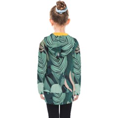 Kids  Double Breasted Button Coat 