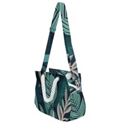Rope Handles Shoulder Strap Bag 