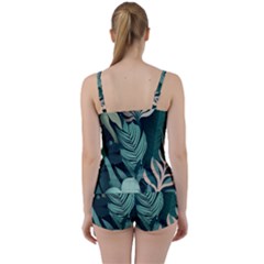 Tie Front Two Piece Tankini 