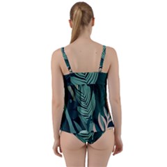 Twist Front Tankini Set 