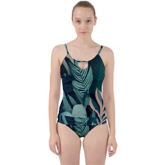 Cut Out Top Tankini Set 