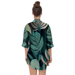 Open Front Chiffon Kimono 