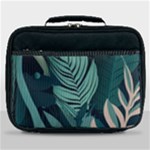 Green Nature Bohemian Painting Leaves Foliage Lunch Bag