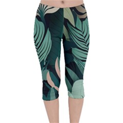 Velvet Capri Leggings  
