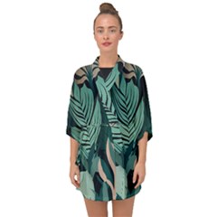 Half Sleeve Chiffon Kimono 