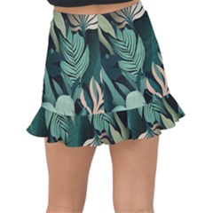 Fishtail Mini Chiffon Skirt 