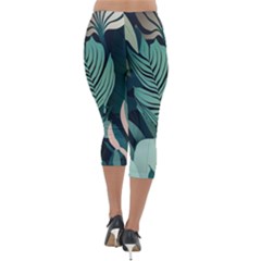 Lightweight Velour Capri Leggings  