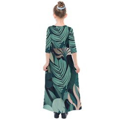 Kids  Quarter Sleeve Maxi Dress 