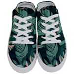 Green Nature Bohemian Painting Leaves Foliage Half Slippers