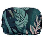 Green Nature Bohemian Painting Leaves Foliage Make Up Pouch (Small)
