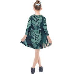 Kids  Quarter Sleeve Shirt Dress 