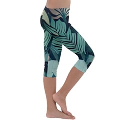 Kids  Lightweight Velour Capri Leggings  