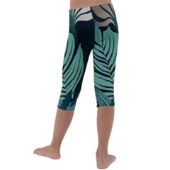 Kids  Lightweight Velour Capri Leggings  