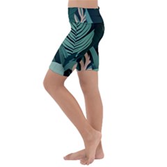 Kids  Lightweight Velour Cropped Yoga Leggings 