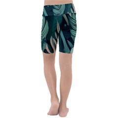 Kids  Lightweight Velour Cropped Yoga Leggings 