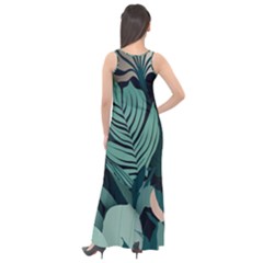 Sleeveless Velour Maxi Dress 