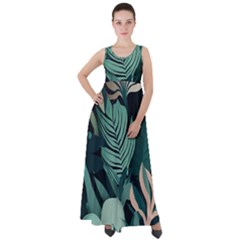 Empire Waist Velour Maxi Dress 