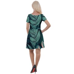 Cap Sleeve Velour Dress  