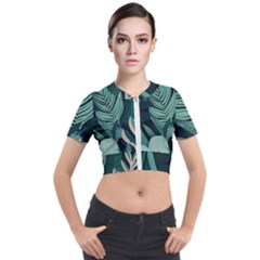 Short Sleeve Cropped Jacket 