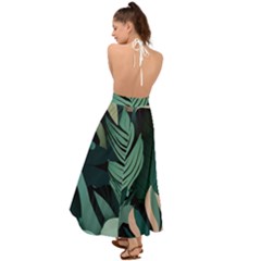 Backless Maxi Beach Dress 