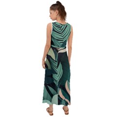 V-Neck Chiffon Maxi Dress 
