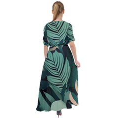 Waist Tie Boho Maxi Dress 