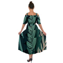 Shoulder Straps Boho Maxi Dress  