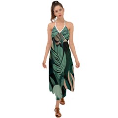 Halter Tie Back Dress  