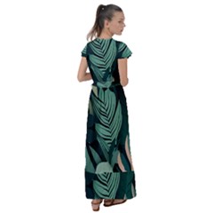 Flutter Sleeve Maxi Dress 