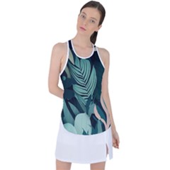 Racer Back Mesh Tank Top 