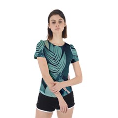 Back Cut Out Sport T-Shirt 