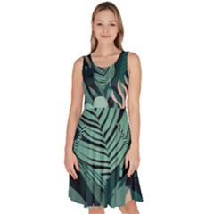 Knee Length Skater Dress With Pockets 