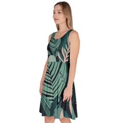 Knee Length Skater Dress With Pockets 