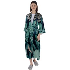 Maxi Satin Kimono 