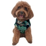 Green Nature Bohemian Painting Leaves Foliage Dog Sweater