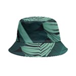 Green Nature Bohemian Painting Leaves Foliage Bucket Hat