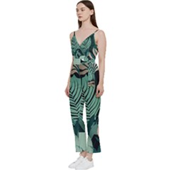 V-Neck Camisole Jumpsuit 