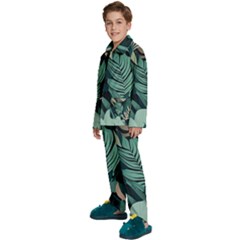 Kids  Long Sleeve Velvet Pajamas Set 