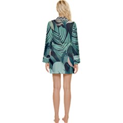 Long Sleeve Satin Robe 