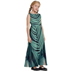 Kids  Satin Sleeveless Maxi Dress 