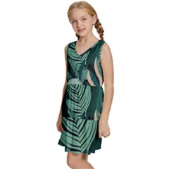 Kids  Sleeveless Tiered Mini Dress 