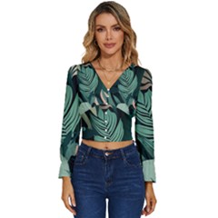 Long Sleeve V-Neck Top 