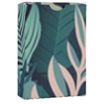 Green Nature Bohemian Painting Leaves Foliage Playing Cards Single Design (Rectangle) with Custom Box