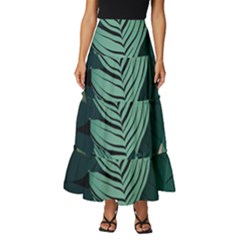 Tiered Ruffle Maxi Skirt 