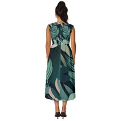 Sleeveless Round Neck Midi Dress 
