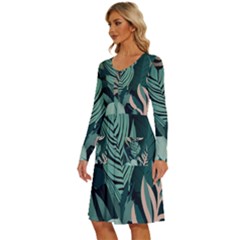 Long Sleeve Dress With Pocket 