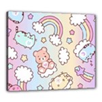 Pusheen Carebears Bears Cat Colorful Cute Pastel Pattern Canvas 24  x 20  (Stretched)