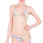 Pusheen Carebears Bears Cat Colorful Cute Pastel Pattern Classic Bikini Set